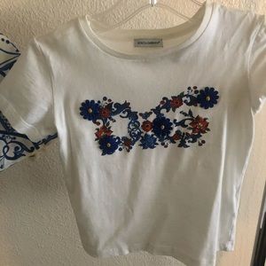 White Docle and Gabbana Shirt